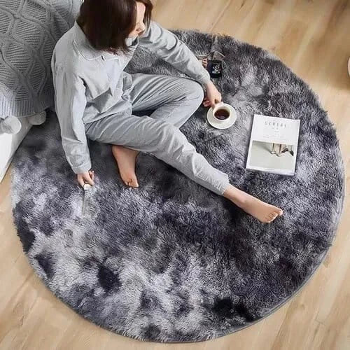 Tapete Redondo 1,00 m Peludo – Super Macio