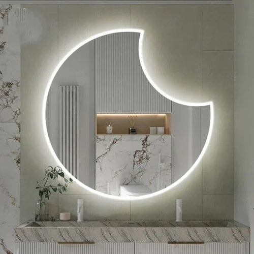 Espelho Decorativo LED Orgânico para Parede 60x60 – Ofertas Imperdíveis!