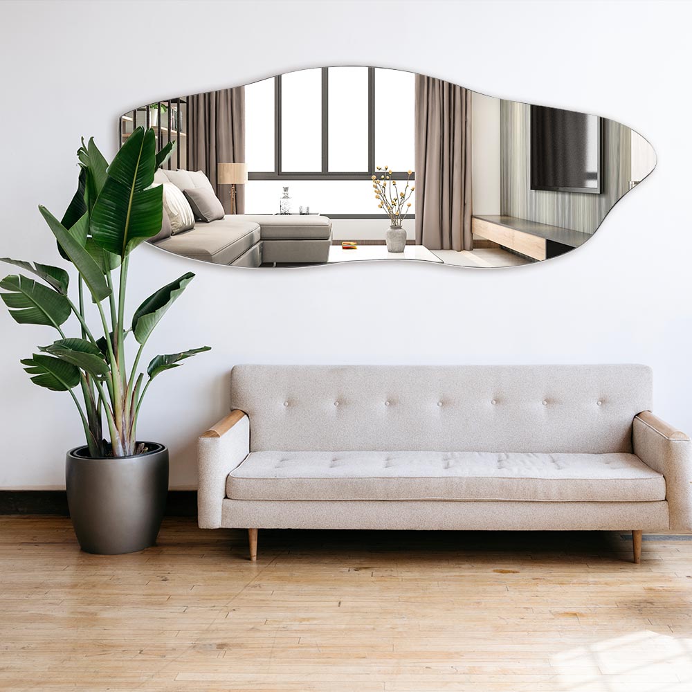 Espelho Decorativo Orgânico Fiamma – Vista de Corpo Inteiro – 70 x 170 cm – Imperdível em Promoção!