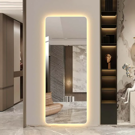 Espelho Retangular Iluminado com LED - 50x160 cm