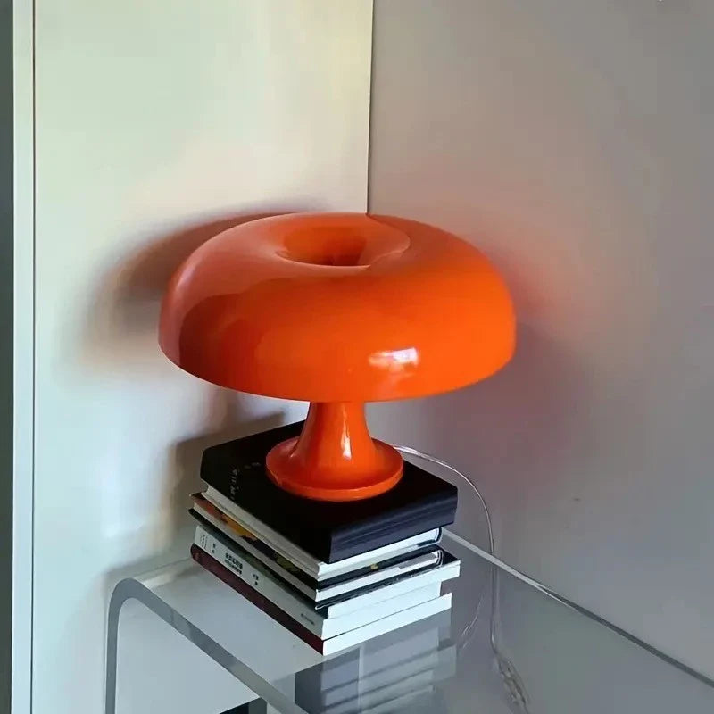 Abajur LED Cogumelo Retrô Vintage
