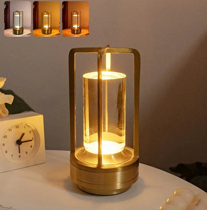 Lâmpada de Mesa Estilo Nórdico – Recarregável LED