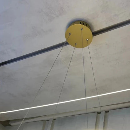 Lustre Infinito Nó Dourado – 3 Cores