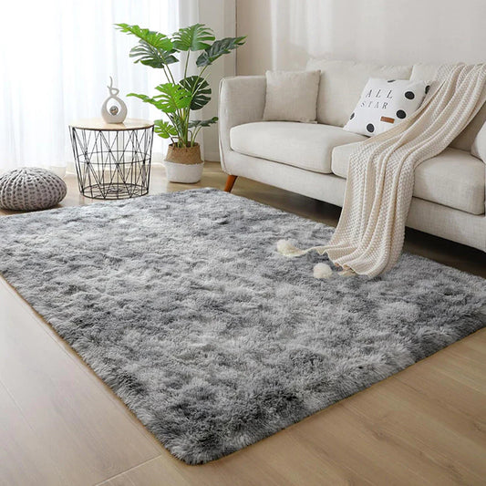 Tapete Peludo 1,50 x 1,00 m – Ultra Felpudo Cinza