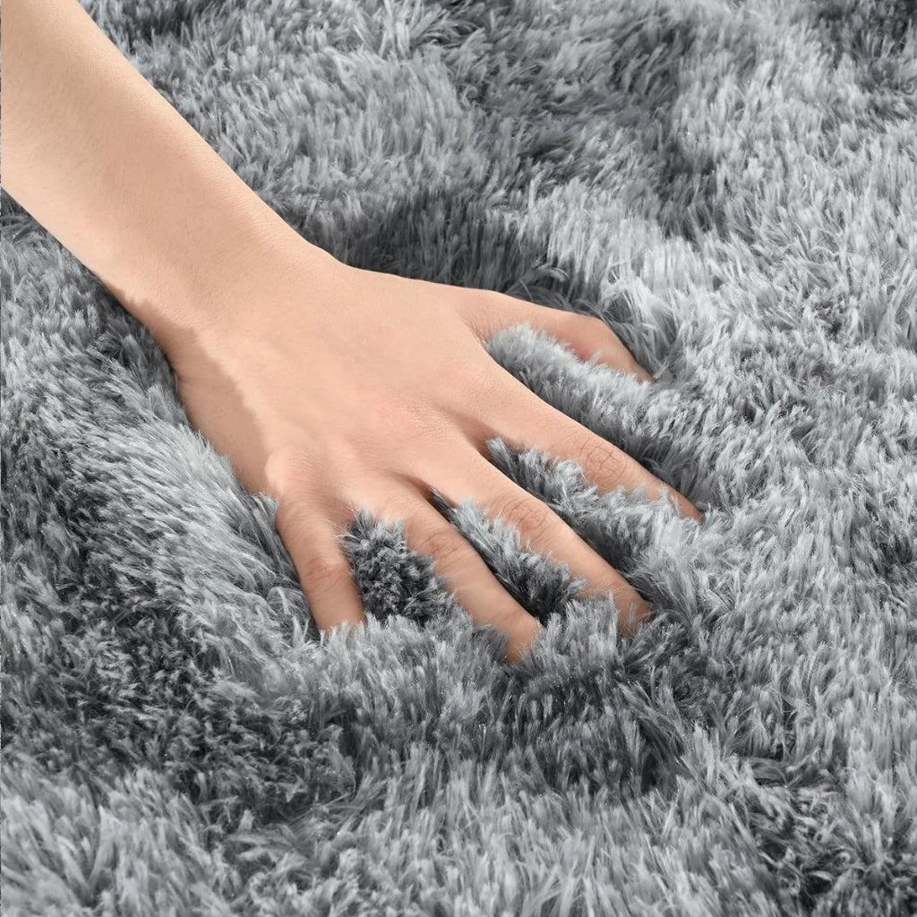 Tapete Peludo 1,50 x 1,00 m – Ultra Felpudo Cinza