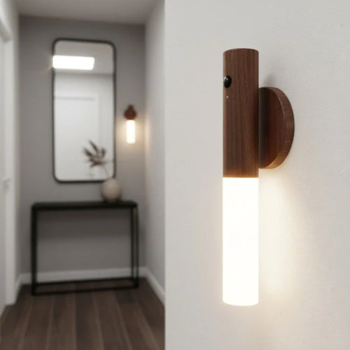 Luz Noturna Inteligente Magnética com Sensor