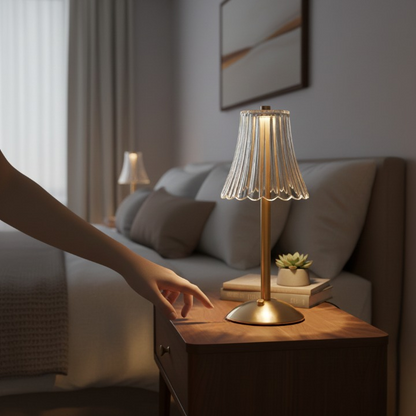 Luminária de Mesa LED – Recarregável Touch
