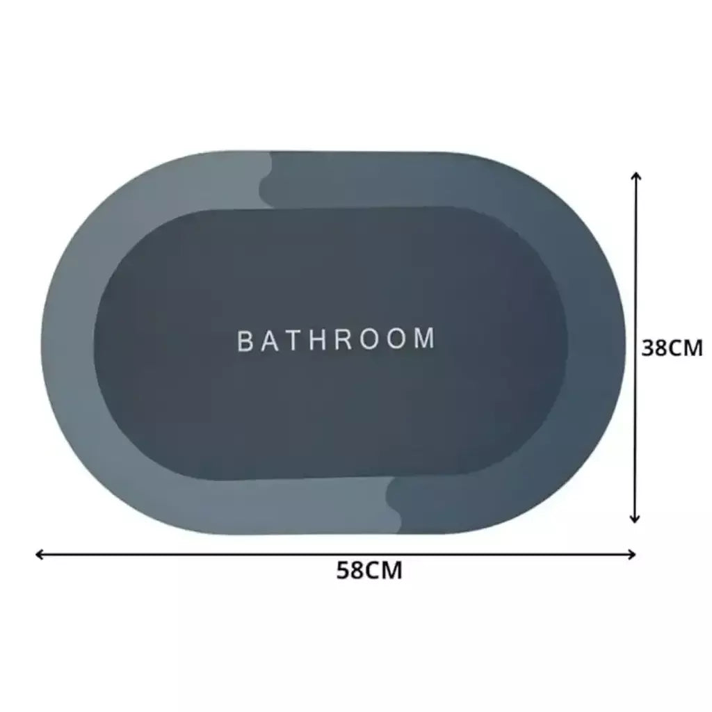Kit 2 Tapetes de Banheiro Sortidos Emborrachados – Secagem Rápida